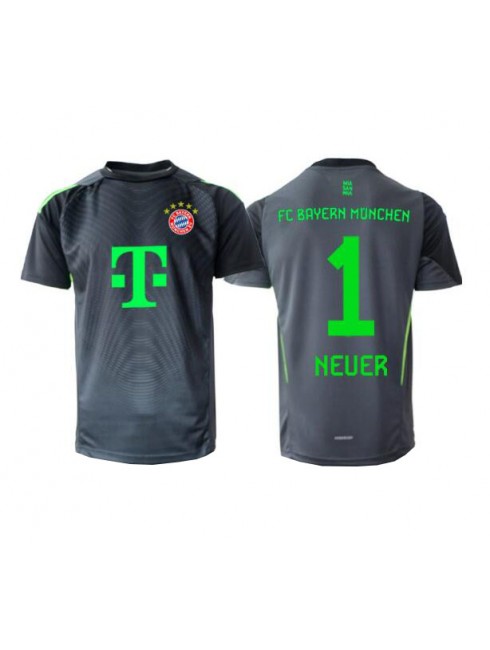 Bayern Munich Manuel Neuer #1 Målvakt Replika Borta Kläder 2025-26 Kortärmad Bayern Munich Manuel Neuer #1 Målvakt Replika Borta Kläder 2025-26 Kortärmad